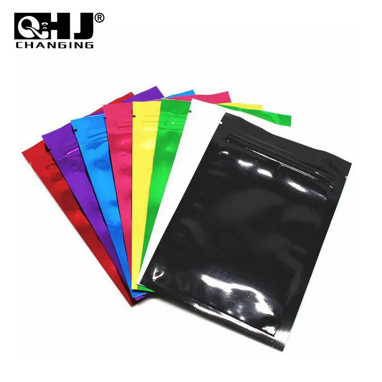 colorful mylar bag