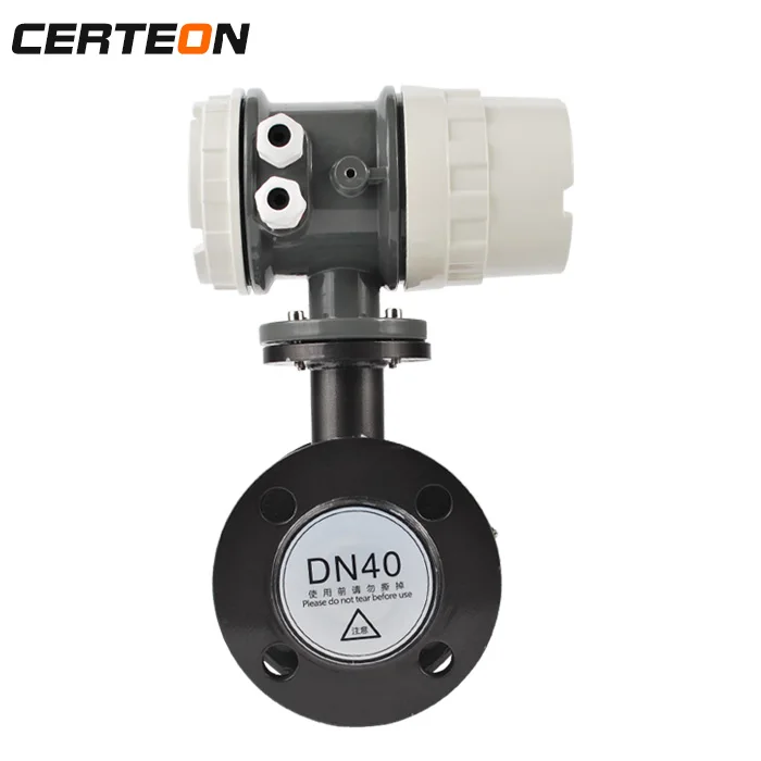 Electromagnetic Concrete Slurry Flow Meter for Channel Drainage Smart Process Battery Operated DN25 Auto Standard
