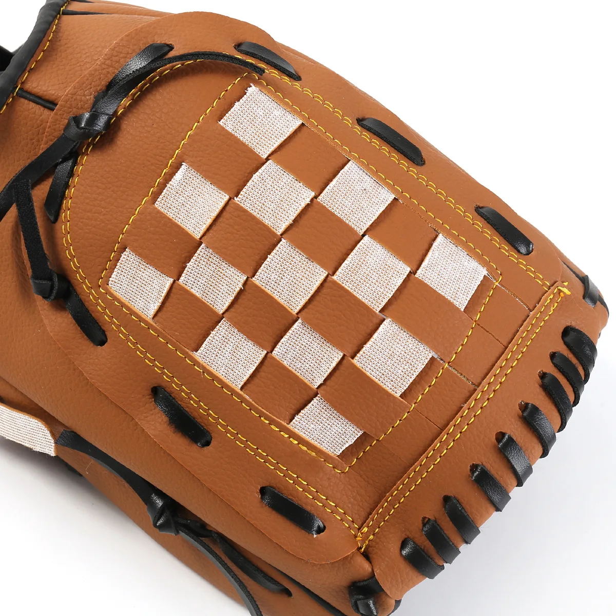 Adult Baseball Glove Pu Leather Durable Protective Training Mitt_voghion.com