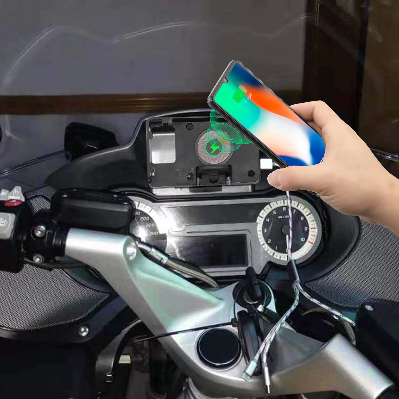 Держатель для телефона и навигатора с USB-зарядкой для BMW R1200RT  2014-2020| Alibaba.com