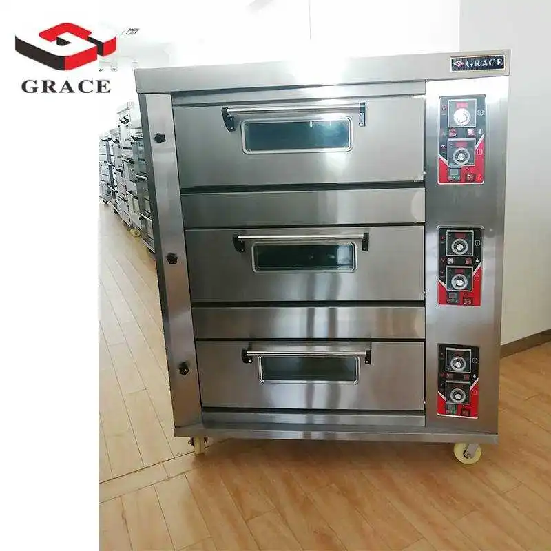 Grace Baking Equipment Professional 400 Degree 2 Decks Pizza Oven
