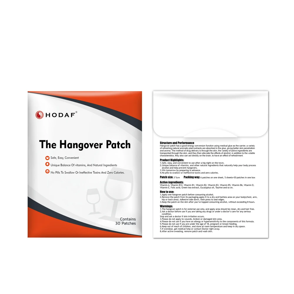 Hangover Patches, 24 Hours Support