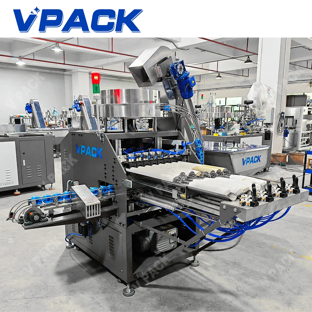 Spacer Insert Machine 2024 Automatic 5 Gallon Cap Foam Spacer Inserting Machine/20lts Liner ...