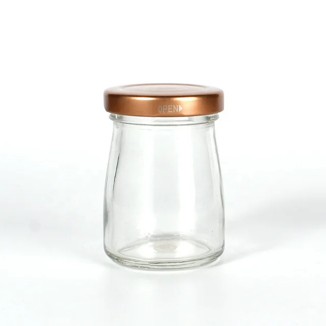 Ru Star Exclusive Customizable Unbreakable Honey Tea Sauce Yogurt Glass Storage Jar With Airtight Lid