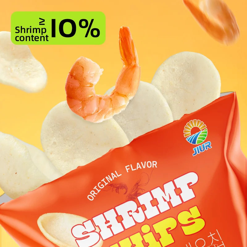 JIUR Halal Certified Vegan Shrimp Chips - Original Flavors
