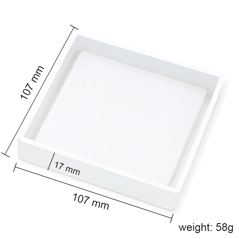 12x12x2 Square Silicone Mold For Epoxy Resin