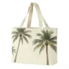 Coconut Tree Folding Canvas Bag