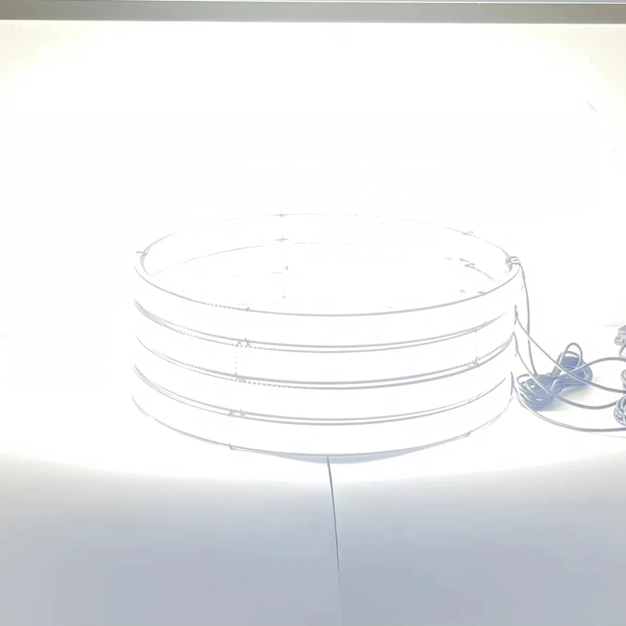 Kingshow 10 Row 5 Row Super Bright Wheel Light New Design Pure White Car Offroad Wheel Rim Accessory 12V Headlight