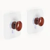 Walnut colored short mushroom style