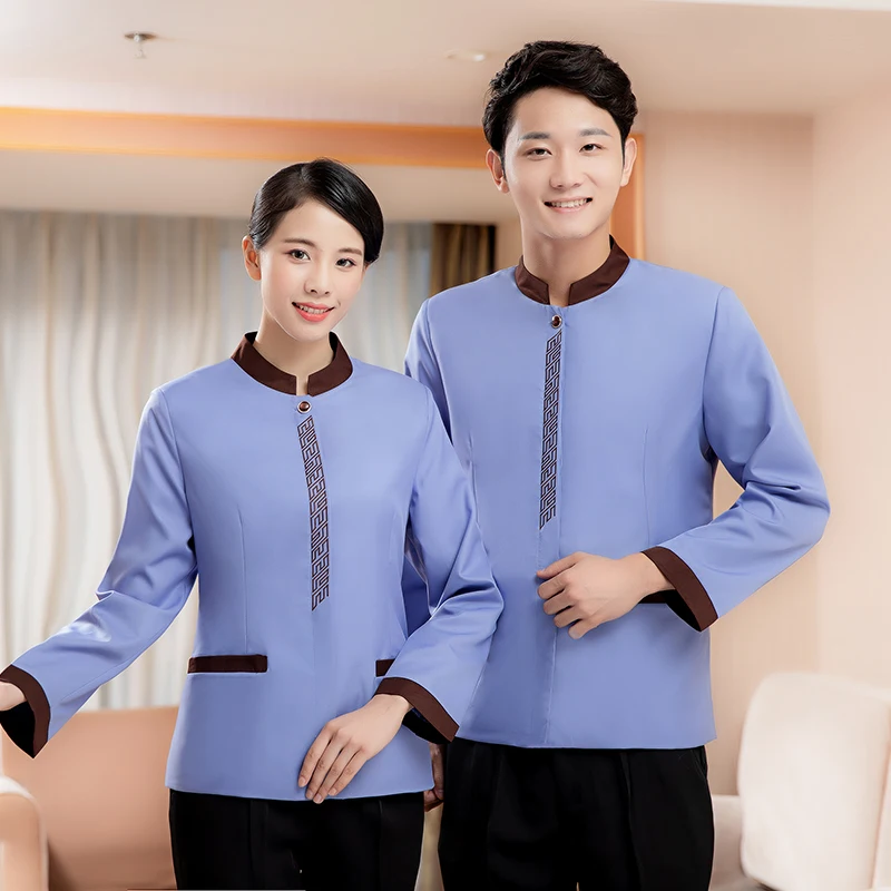 Индивидуальная униформа для женщин, домашняя униформа для уборки 5 звезд, униформа для персонала отеля