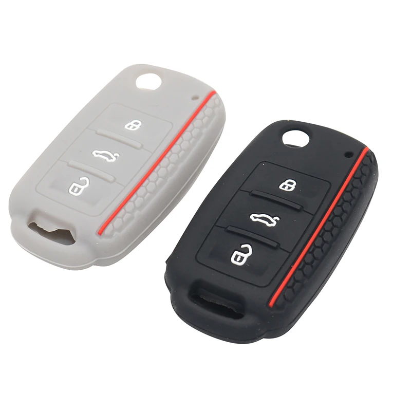 Funny Expression Personality Key Cover Car Silicone Key protection Cover Car Interior Accessories
