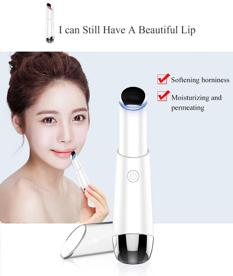 RTS 2021 new trends Portable Dark eye circle remover Ion heating beauty eyes lifting pen anti wrinkle eye massager