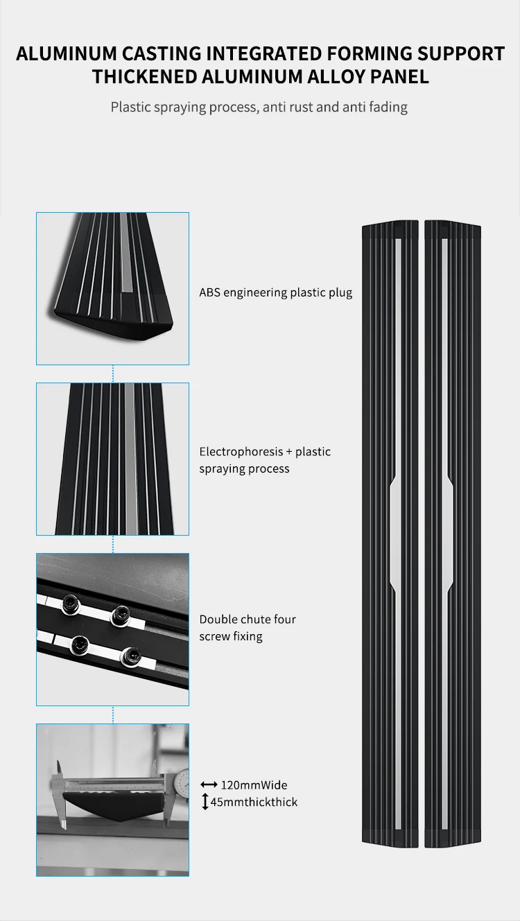 High Quality Waterproof Car Door Step Electric Threshold Steps for Hyundai Santa Fe TUCSON Ix45 IX35 factory