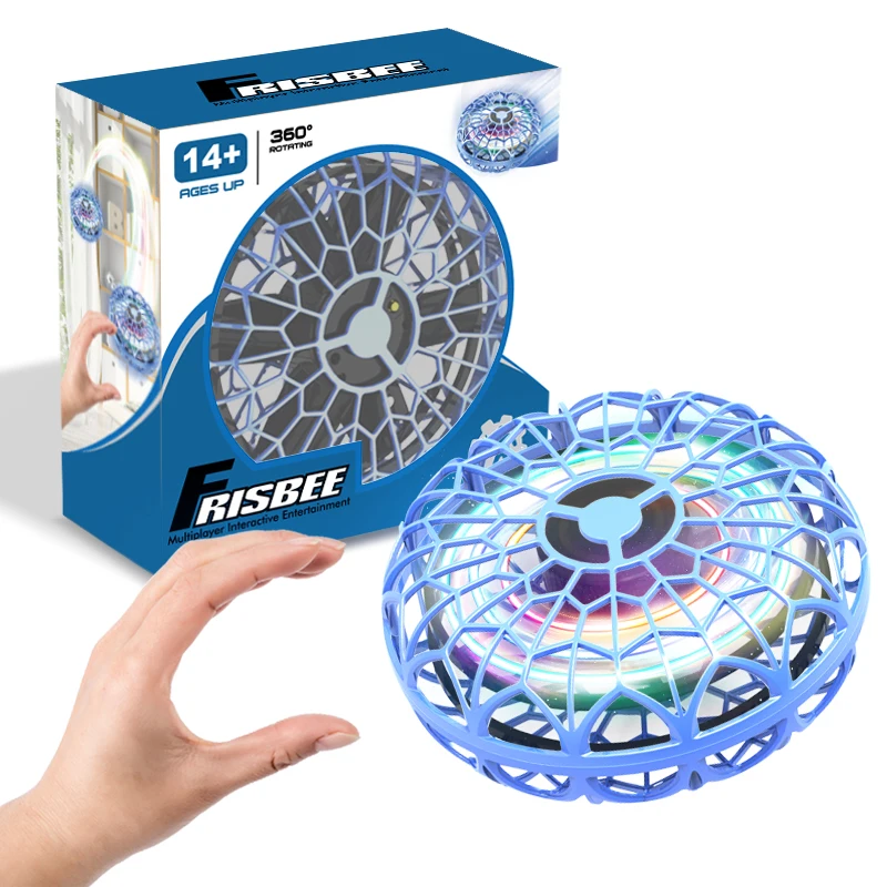 Flying Ufo Ball Toy Globe Floating Balls 360 Rotation Throw Fidget