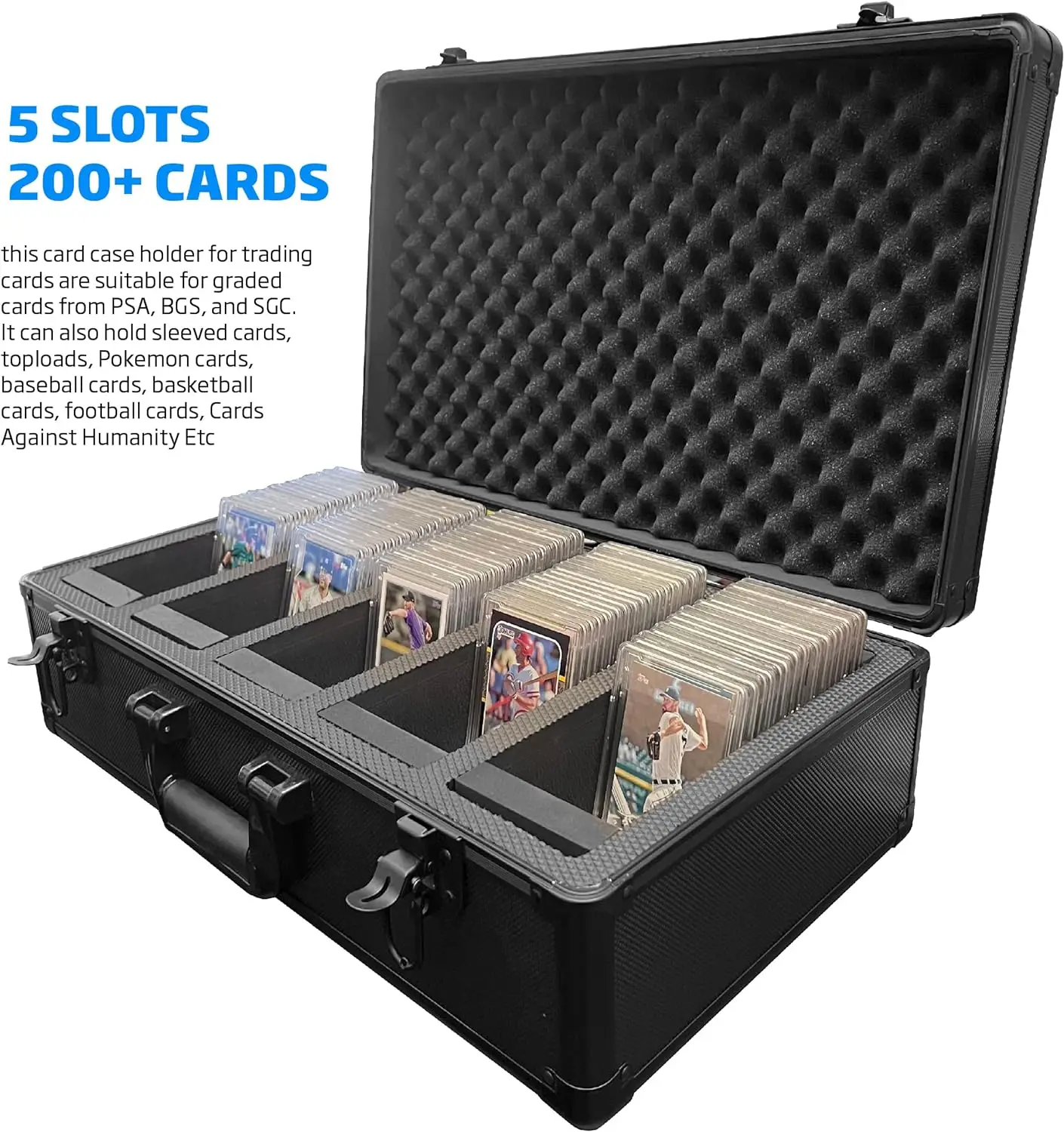 how much does it cost to get mtg cards graded Black Graded Card Case (Large) main image 0