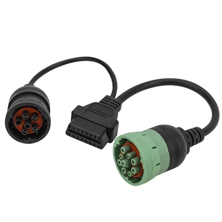 Custom OBD2 Auto Harness J1939 OBD Cable for Automobile Electronic Machine Applications