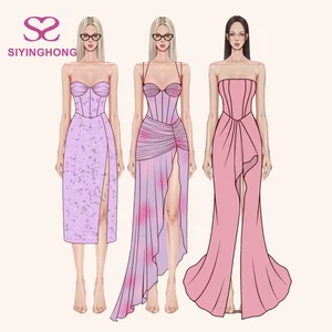 Made in China Oem Odm Brand Logo Small Orders Custom Designer Premium Clothes Manufacturers Clothing Women Made Dress Custom