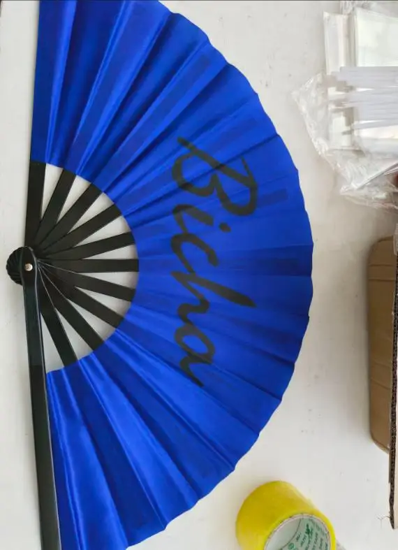 Iraq Soccer Tournament Hand Fan Decorative Folding Fan For Fans_voghion.com