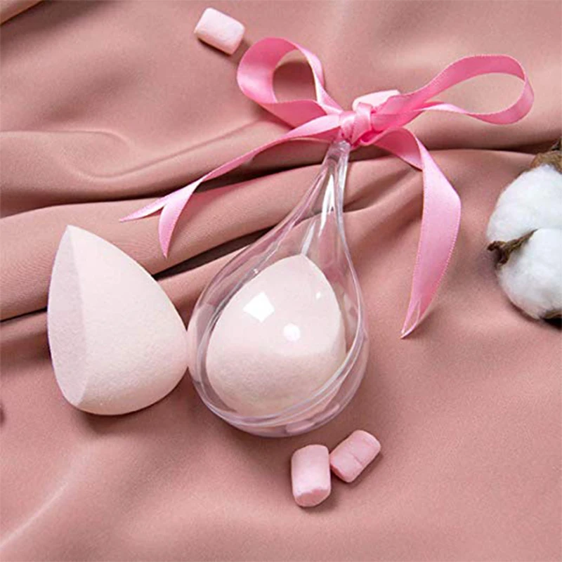 Бесплатные образцы нелатексные губки для макияжа супермягкая Косметическая пуховка пудры растушевка красивая косметическая губка блендер заводской поставщик