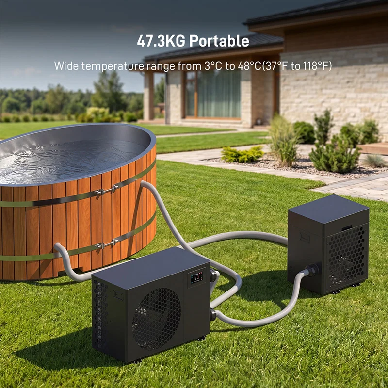 Commercial Ice Bath Chiller, 1HP, 2HP, APP, 3°C-48°C - detail 16