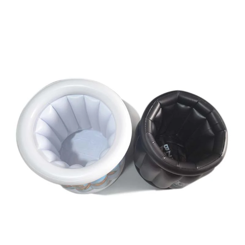 Sq177 Outdoor Air Inflatable Ice Bucket Pvc Bottle Shape Inflatable Ice