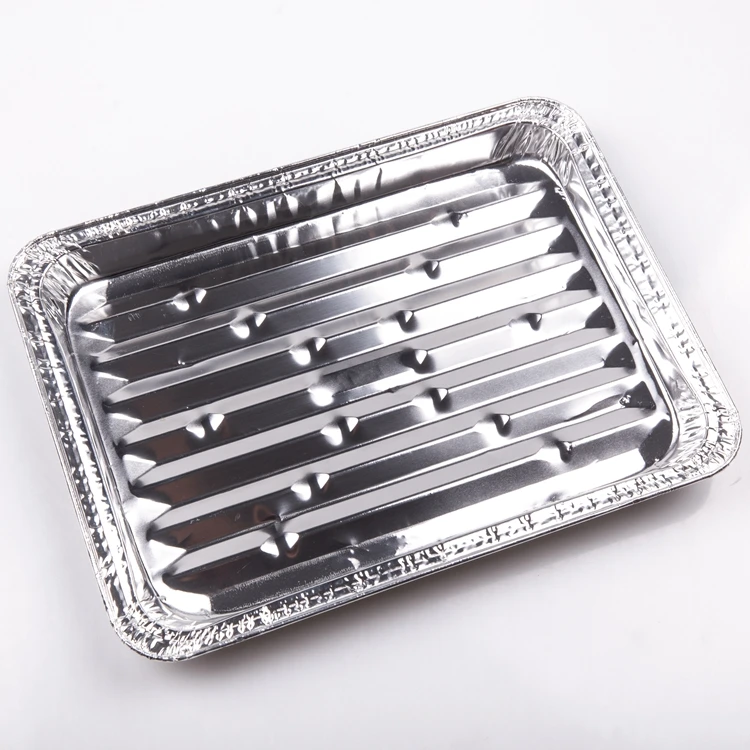 TIA CB29 Meilleure vente Personnalisé Plat de cuisson non poreux Barbecue Récipient en feuille pour conservation des aliments