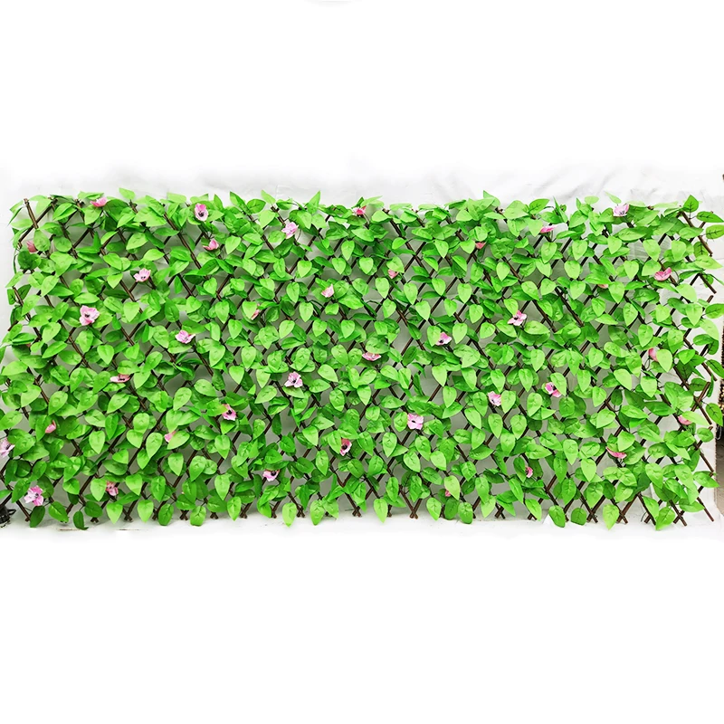 Artificial Hedge Laurel Leaf Garden Fence Wall Balcony Privacy