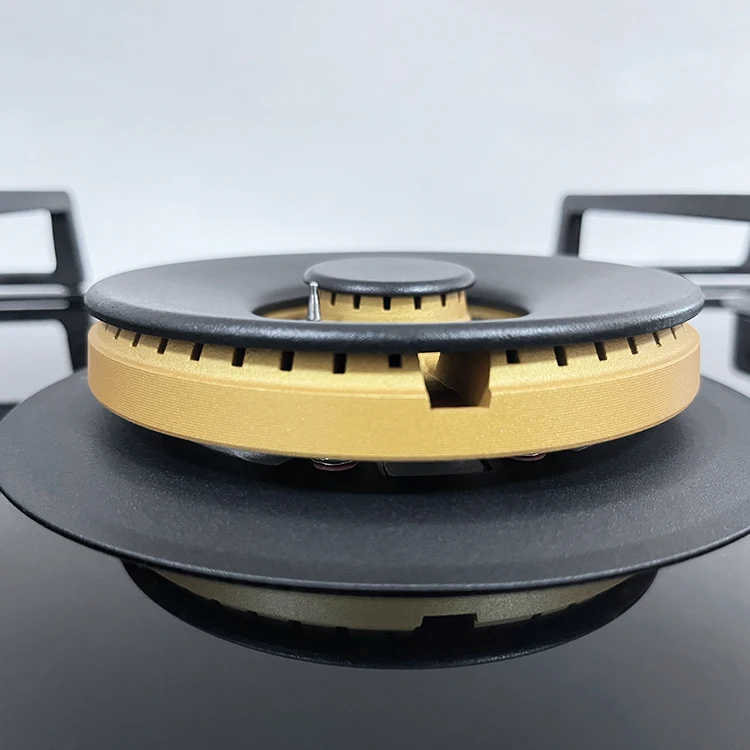 Heavy Duty Cast Iron Grid High Quality Royal 5 burner Glass Gas Cooker