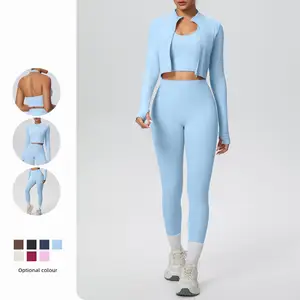 Suit Custom Manufacturer Premium Long Sleeves Gym Clothes Low Moq Oem Breathable Athletic Loungewear Women Sets