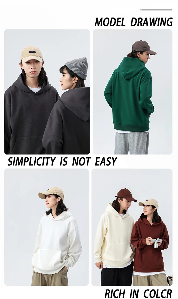 Shop Our 500gms Heavyweight Hoodies for Men with Custom Embroidery