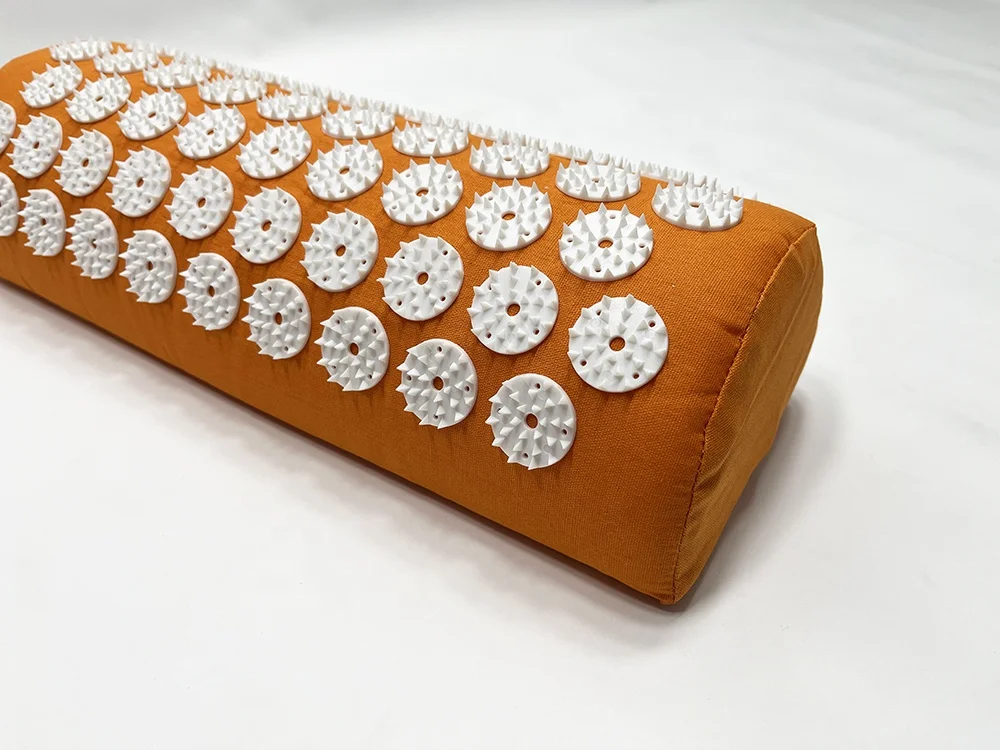 オレンジ色のカスタムロゴ入りオーガニックコットンボディフット