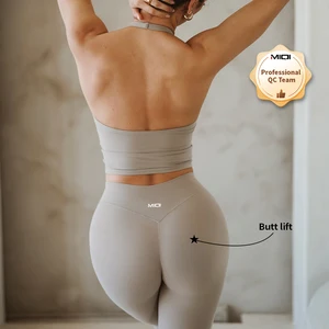 OEM Sample High Quality 2-Piece Women's Backless Sports Bra and XL Fitness Workout Leggings Printed Yoga Sports Wear Sets