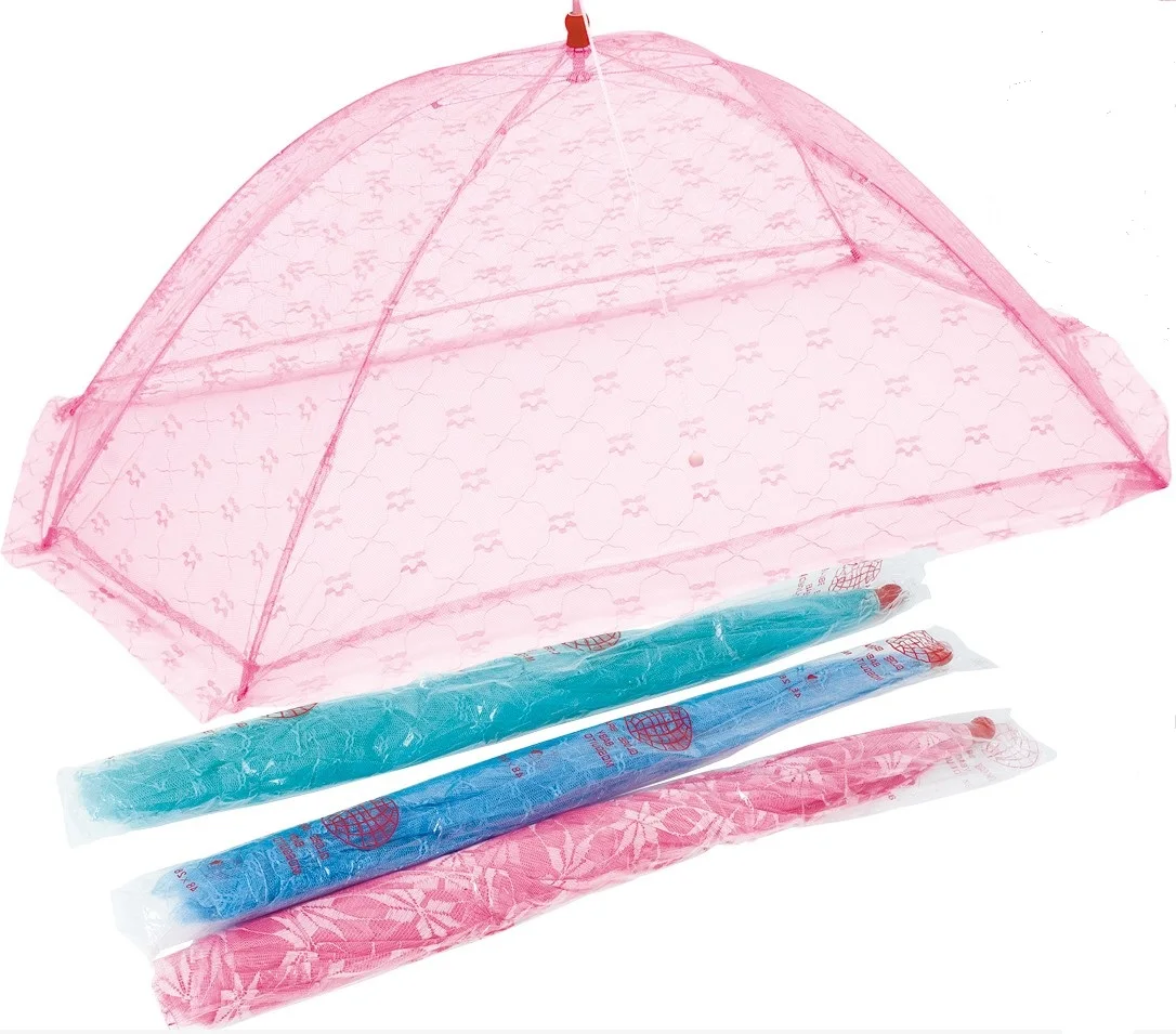 The baby umbrella net can be folded for high density mosquito protection