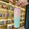 Pink and blue gradient color