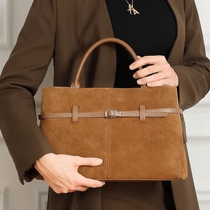 Wholesale Customized Fashion Vintage Women's High-quality Genuine Leather Waterproof Portable Shoulder Crossbody Square Bags