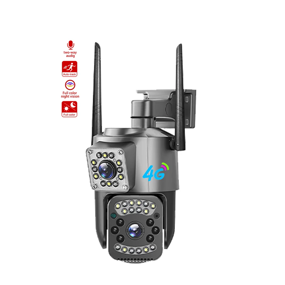 Full Color 10x Optical Zoom Outdoor 4mp Wireless Ip Camera Wifi