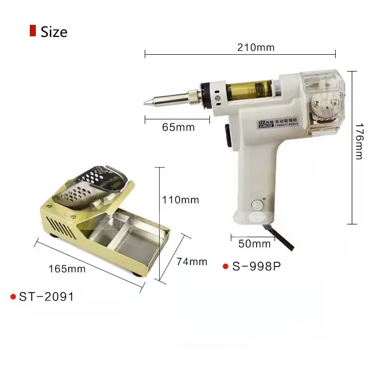 Top Seller S993a S995a S997p Pn998 Electric Solder Sucker Soldering