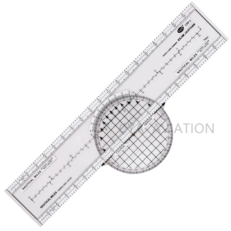 Training Plotter Lexan Resin Flight Training Nautcial Miles Azimuth Ultimate Rotating ...