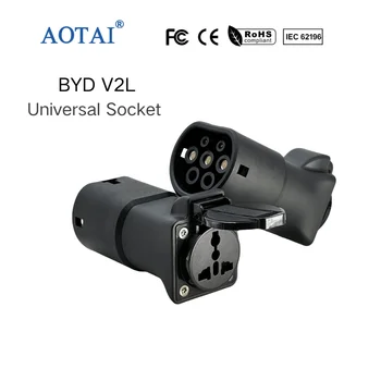 AOTAI Type2 Plug Dummy Socket V2L Adapter for BYD 3.5KW 16A 230V