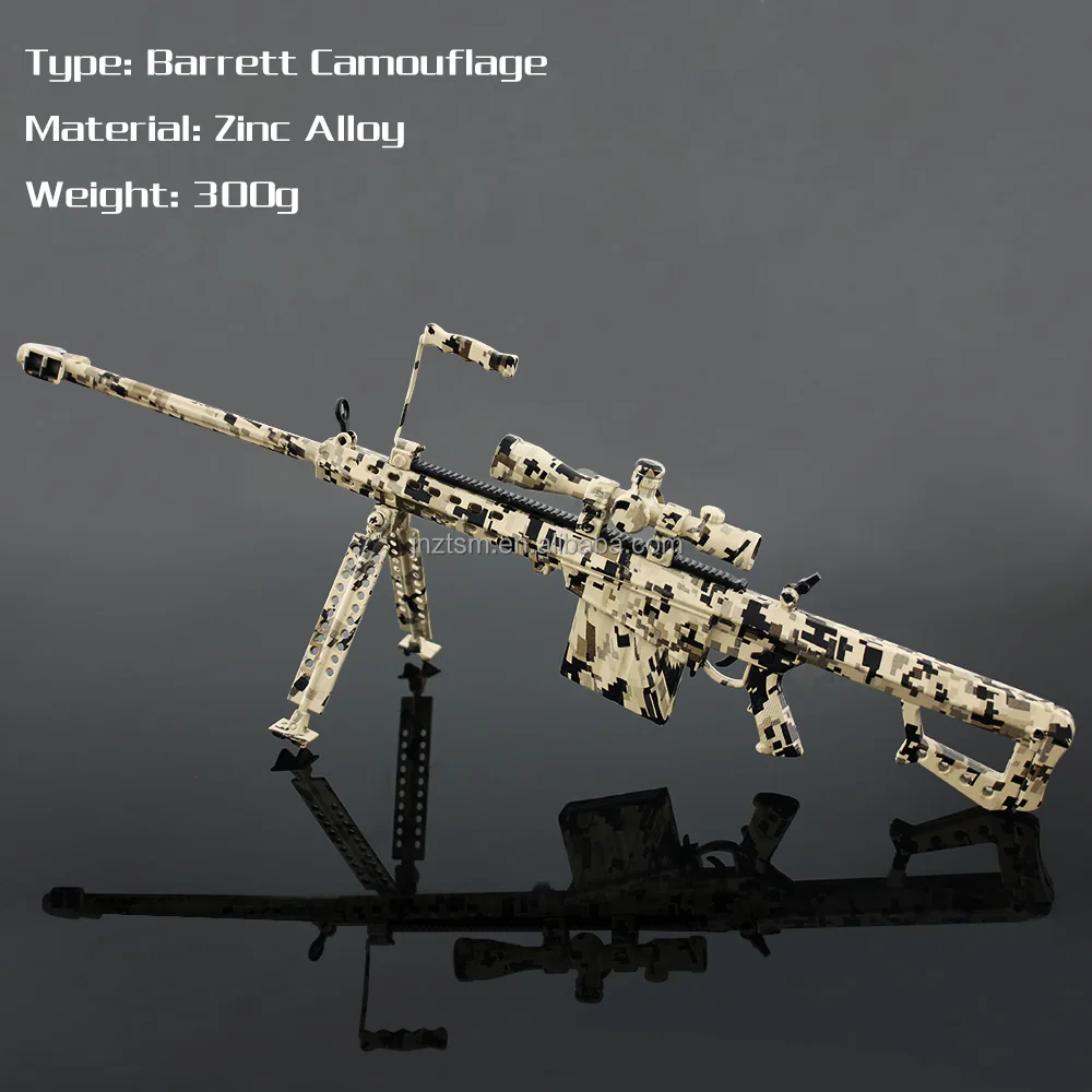 Model Guns Toy Miniature Cal Gun Model Black 13 Scale Camouflage Die