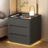 Gris oscuro Luz de inducción + luz tricolor + carga inalámbrica