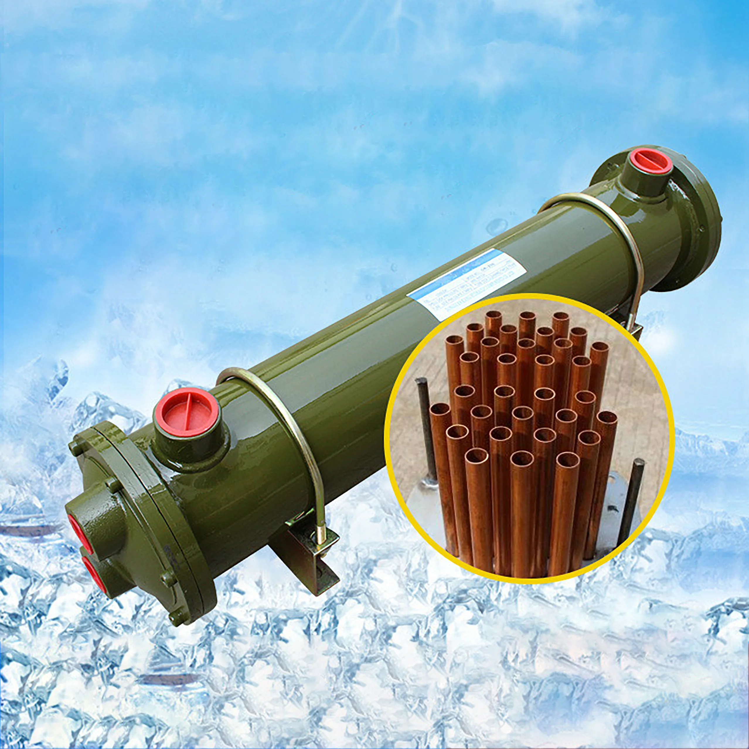 Sheee Shell Marine Oil Cooler Tube Sheet Shell And Tube Type Heat Exchanger ...