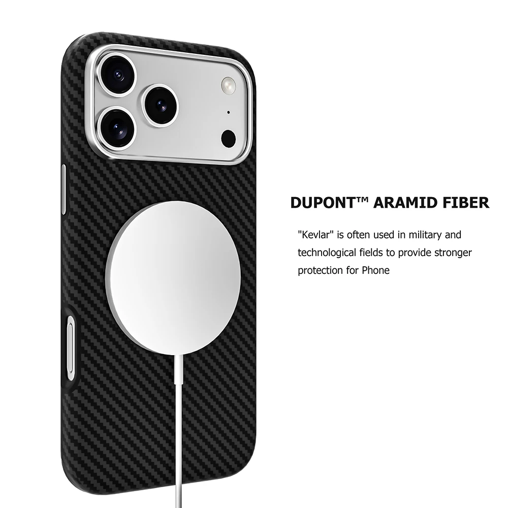 1500d anti shock combined carbon fiber luxury phone case for iphone 17 pro max-4