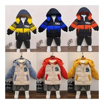 New Coat Children'S Down Jacket Boys And Girls Silver Thickening Baby Children'S Clothing Winter Kids Puffer Bubble Down Jacket