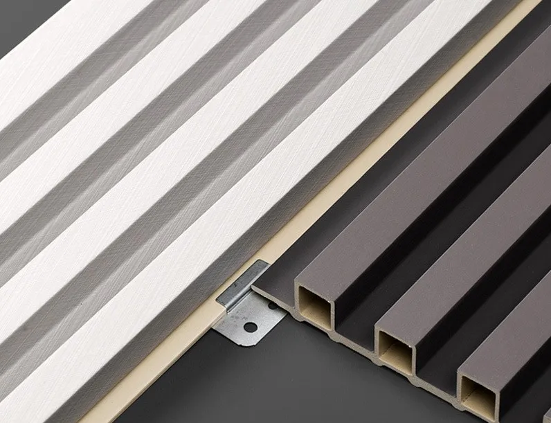 Timber Tube Wall Cladding Solid Matte Decorative Screen Interior Rigid Core Indoor Outdoor WPC Panel Board