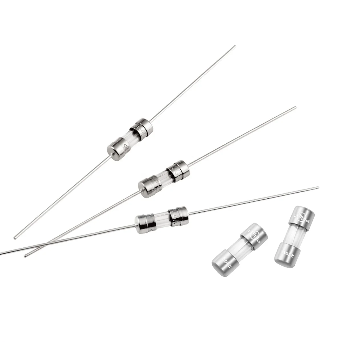 10pcs Glass Tube Fuse Axial Leads 3.6 x 10mm 0.5A 500mA Fast Quick Blow 250V 