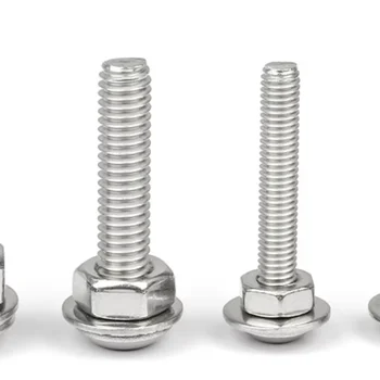 Wholesale M10 Size Stainless Steel/Brass Hex Socket Cap Screws 25mm-60mm Length Plain Finish ISO GB Machine Applications Pan