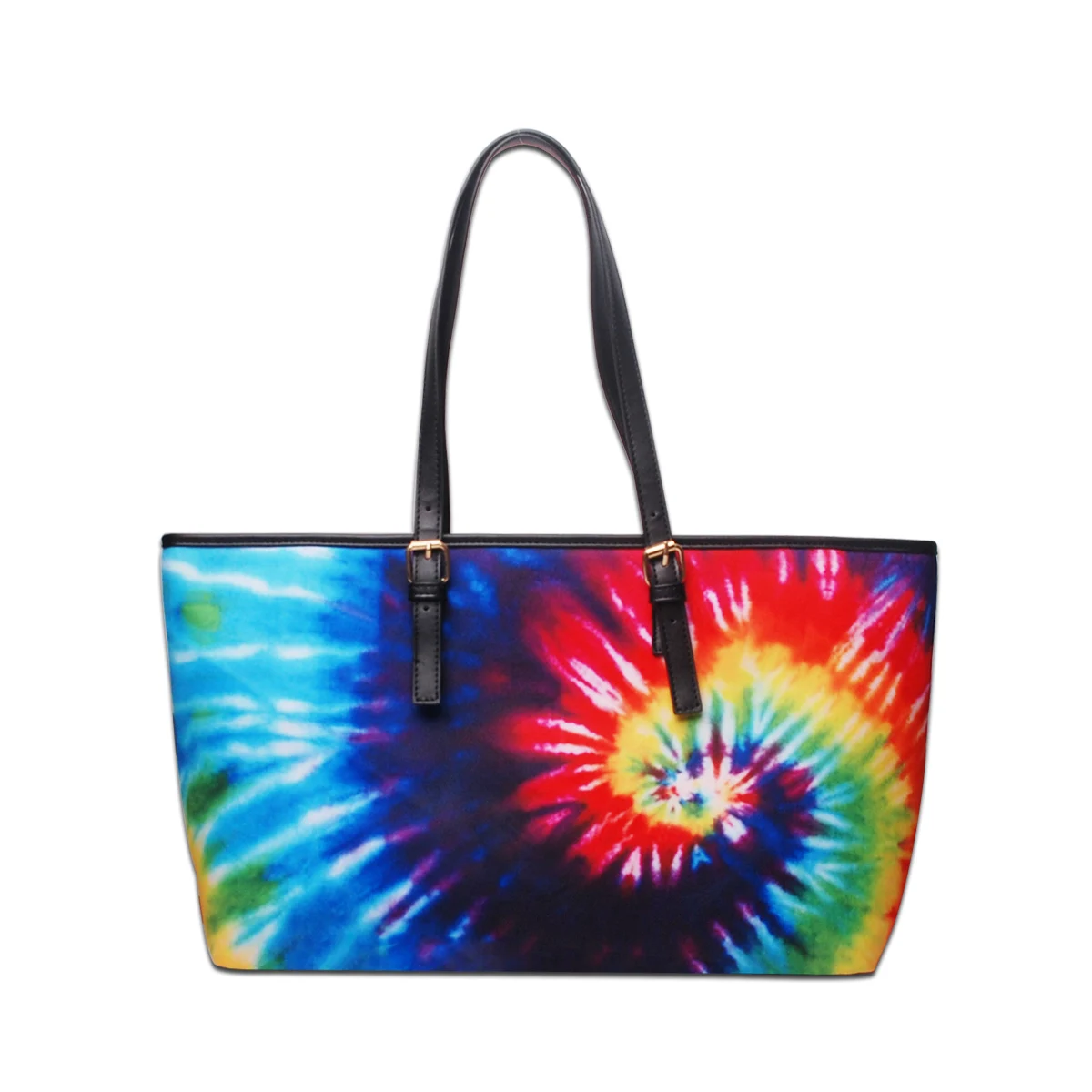 TFONE Abstract Flash Rainbow Women Handbag Fashion Shopping Travel Casual with Zipper Tote Shoulder Bag 