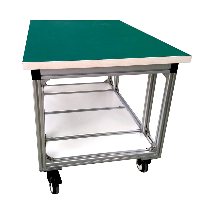 High Quality Industrial ESD Worktable Assembly Line Aluminium Profile Workbench