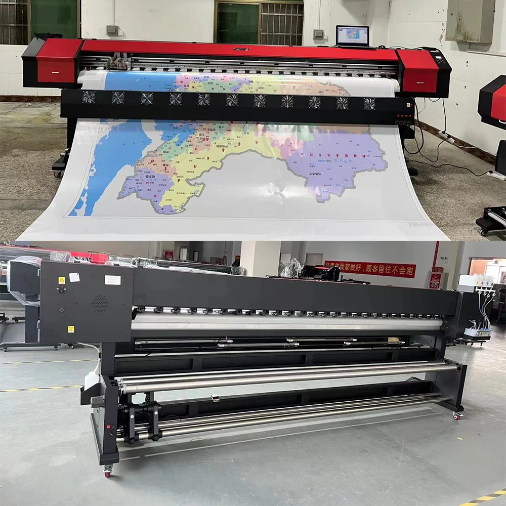 Large Wide Format 3.2m Eco Solvent Printer I3200 Xp600 Eco Solvent Plotter for Vinyl Canvas Banner Printing Machine supplier